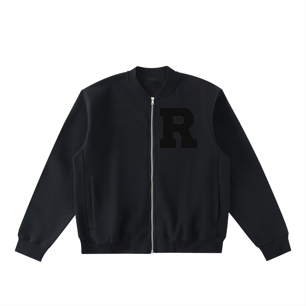 Rowing Blackout Fleeced Varsity Jacket