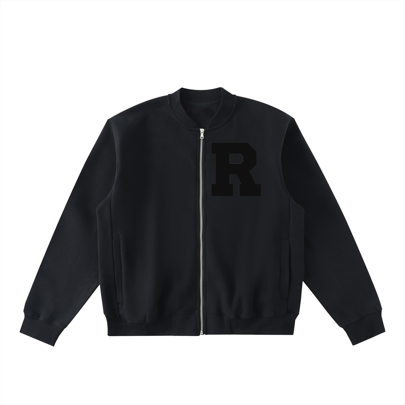 Rowing Blackout Fleeced Varsity Jacket