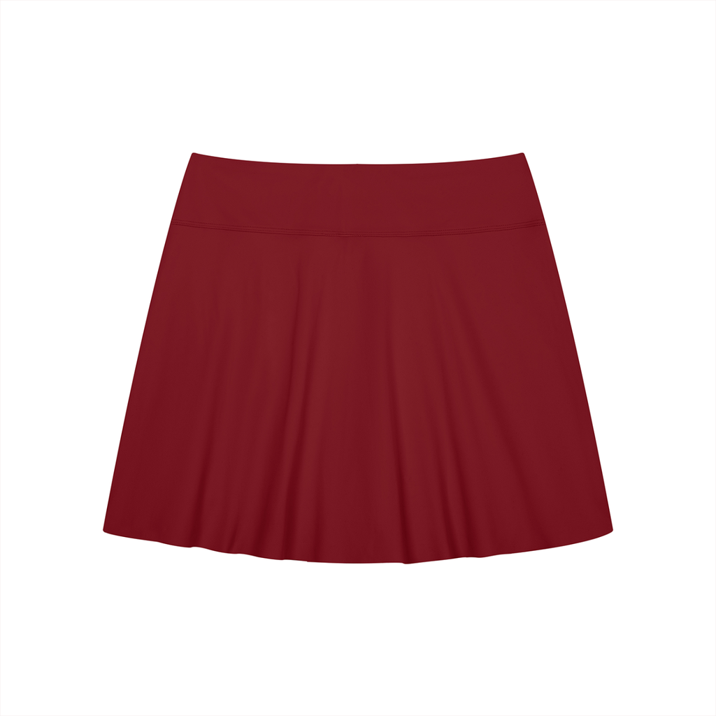 Oaks Blullfs Dark Panel Slit Skirt