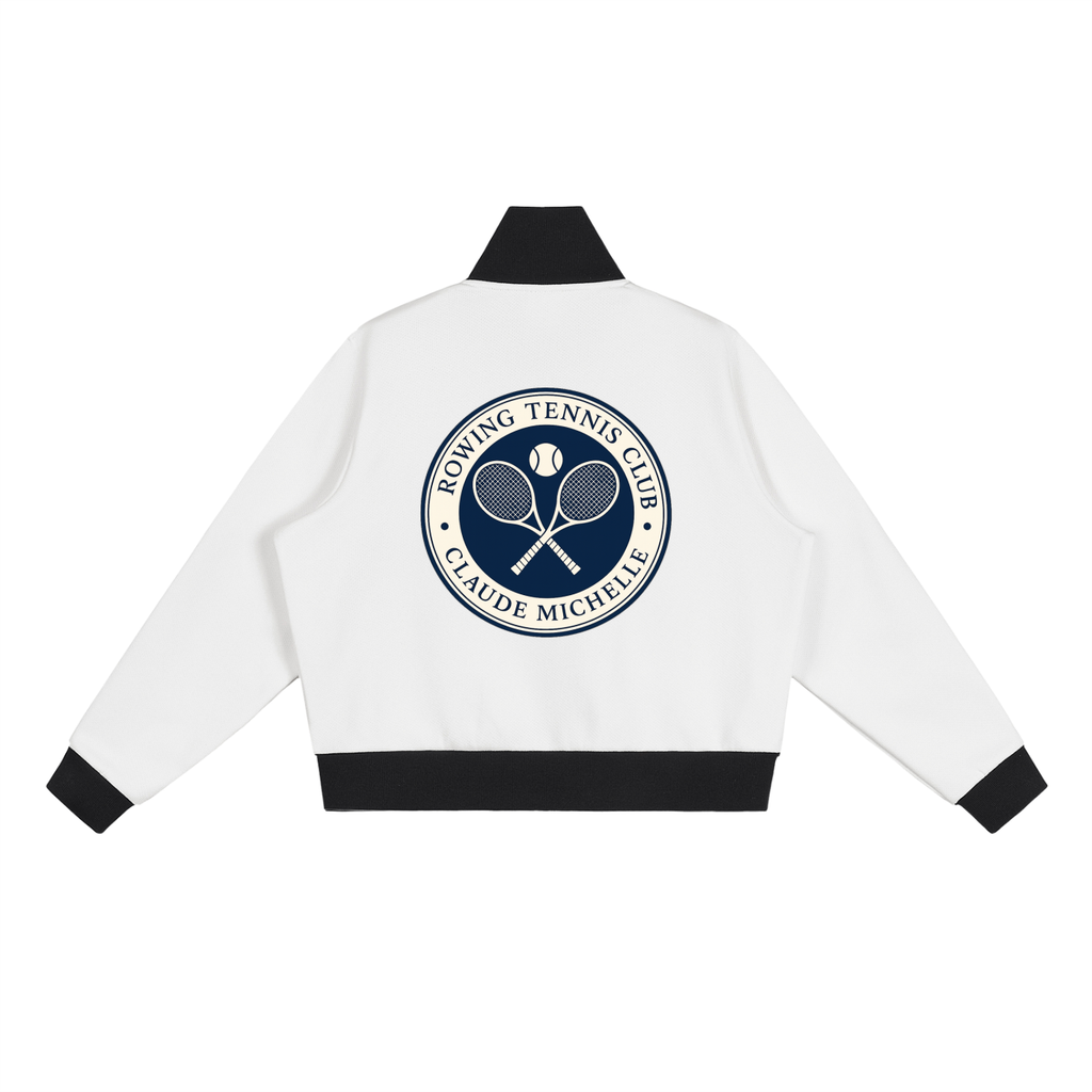 Rowing Tennis Club Cropped Track Jacket