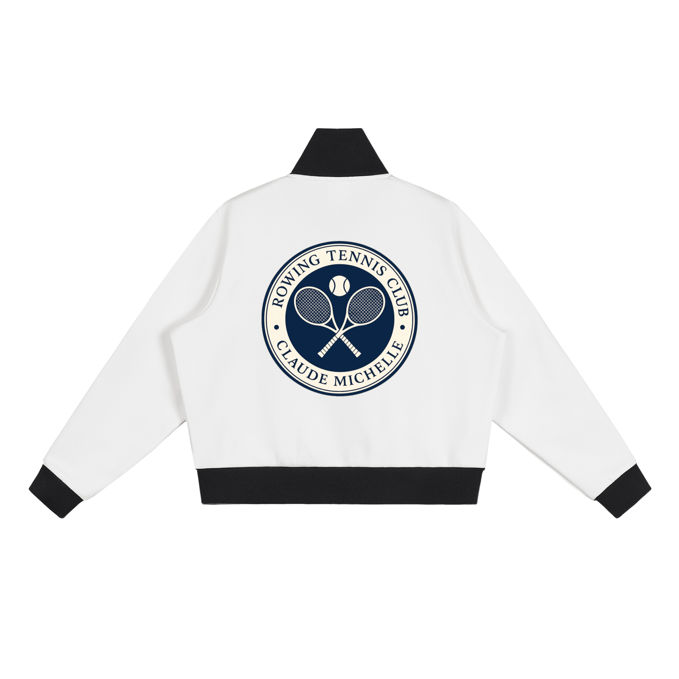 Rowing Tennis Club Cropped Track Jacket