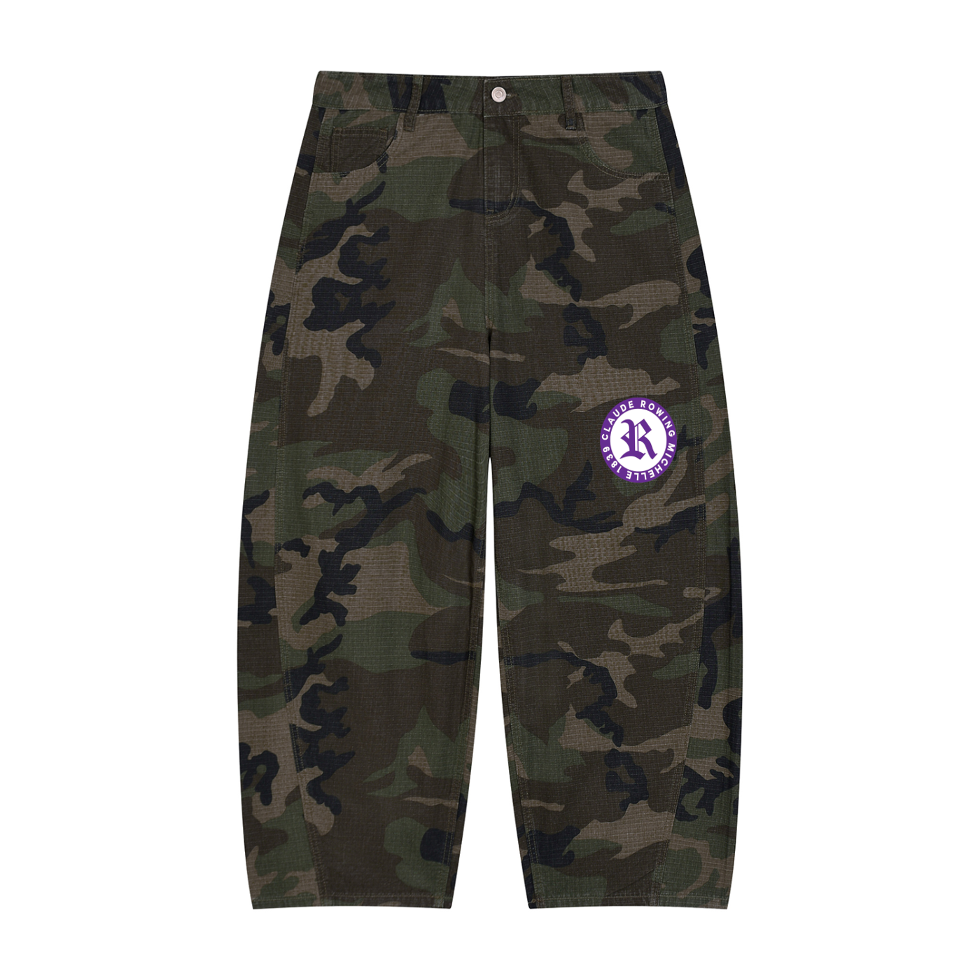 Rowing Men’s Camo Barrel Leg Cargo Pants