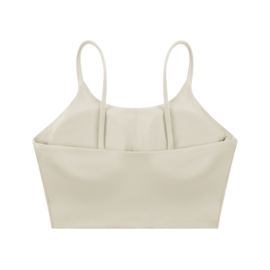 Rowing Logo Spaghetti Strap Yoga Sports Bra