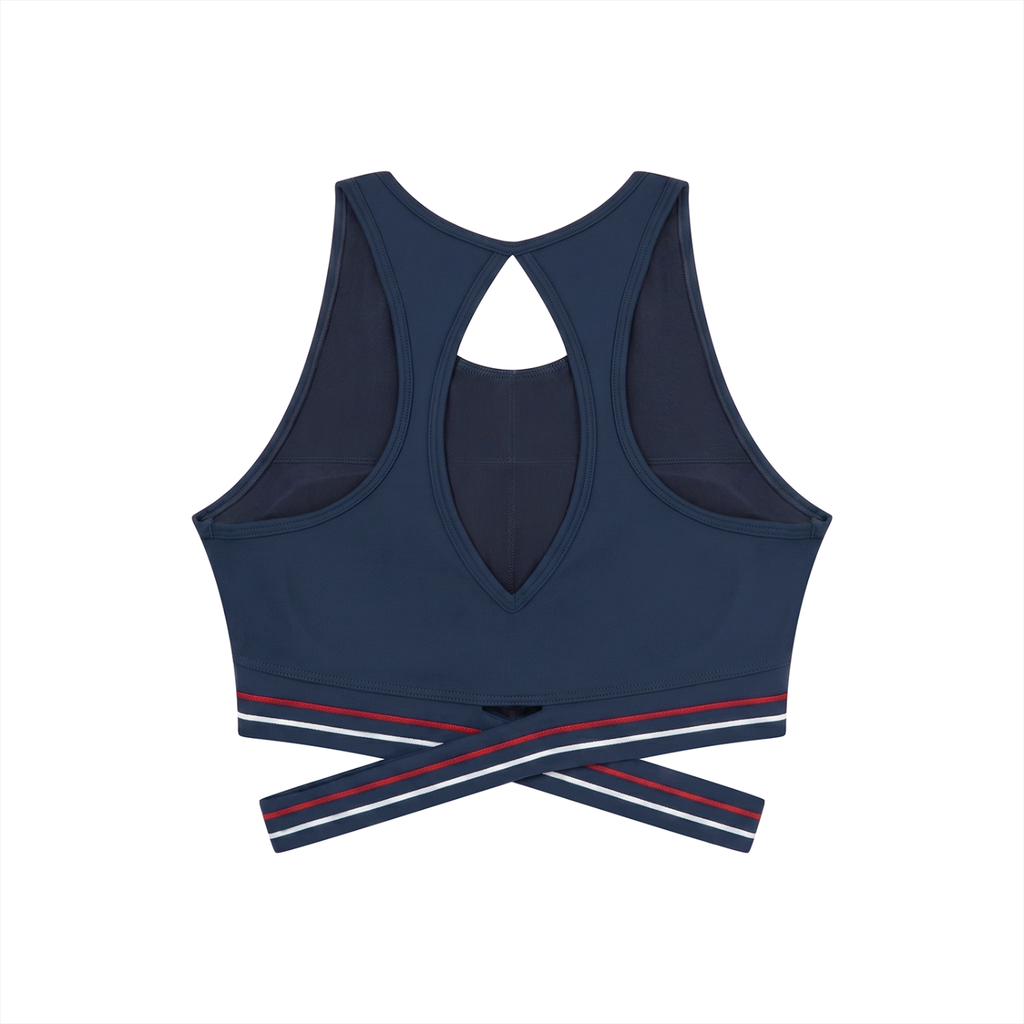 Rowing Tennis Women’s Criss-Cross Band Sports Bra