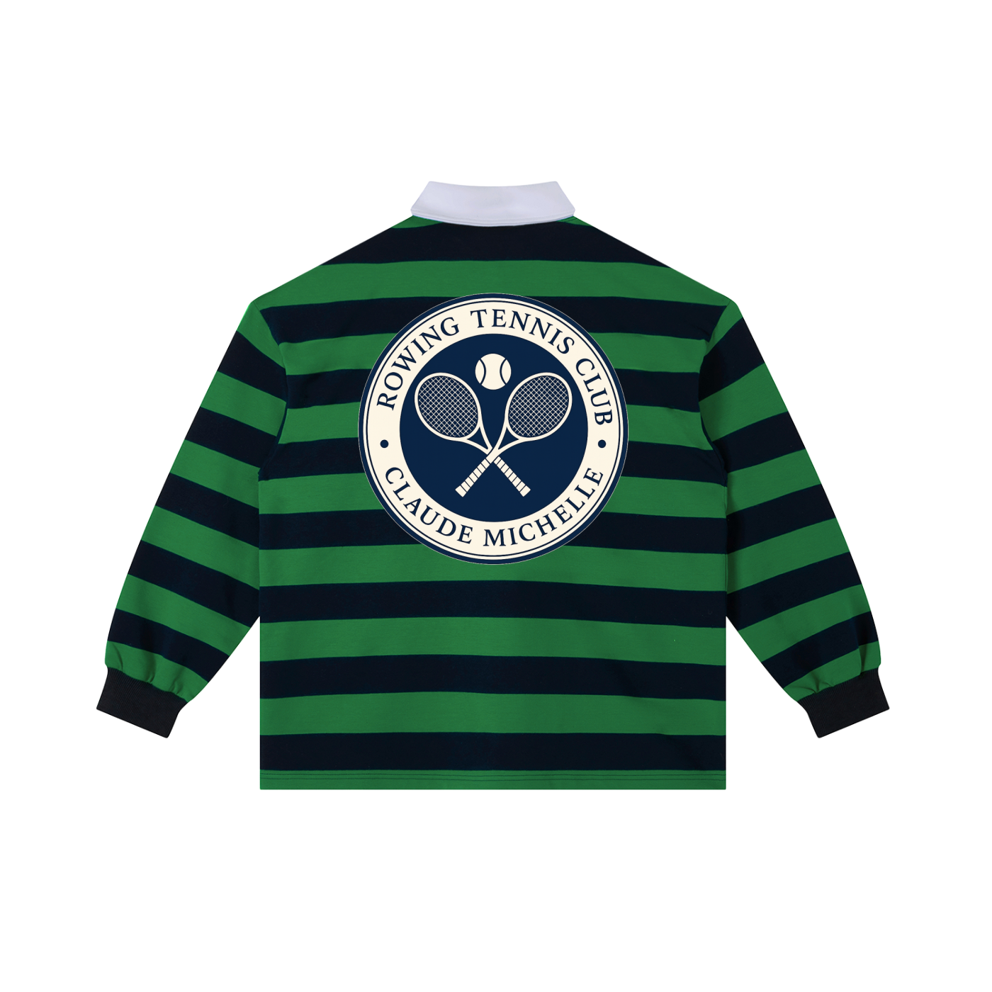 Rowing Tennis Club Stripe Polo Shirt