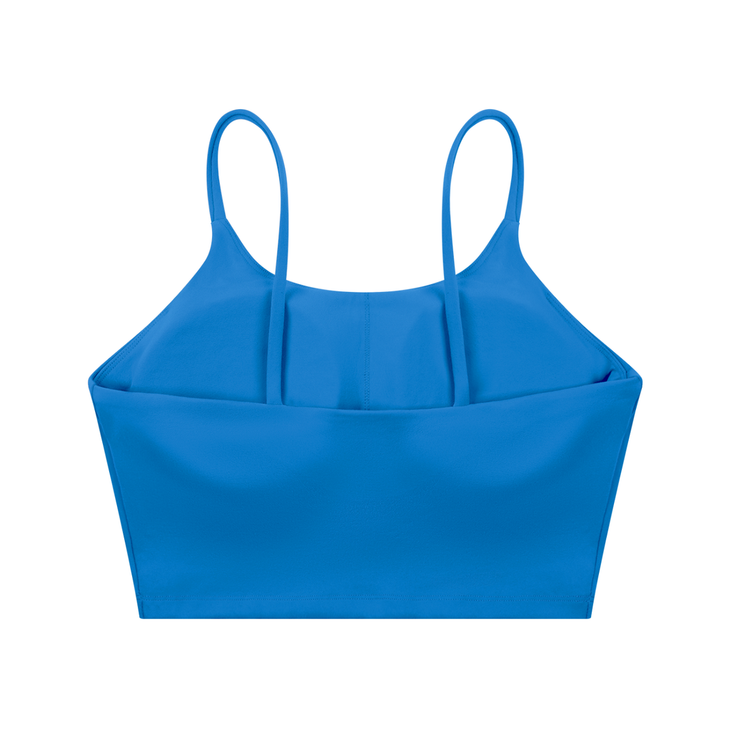 Rowing Logo Spaghetti Strap Yoga Sports Bra