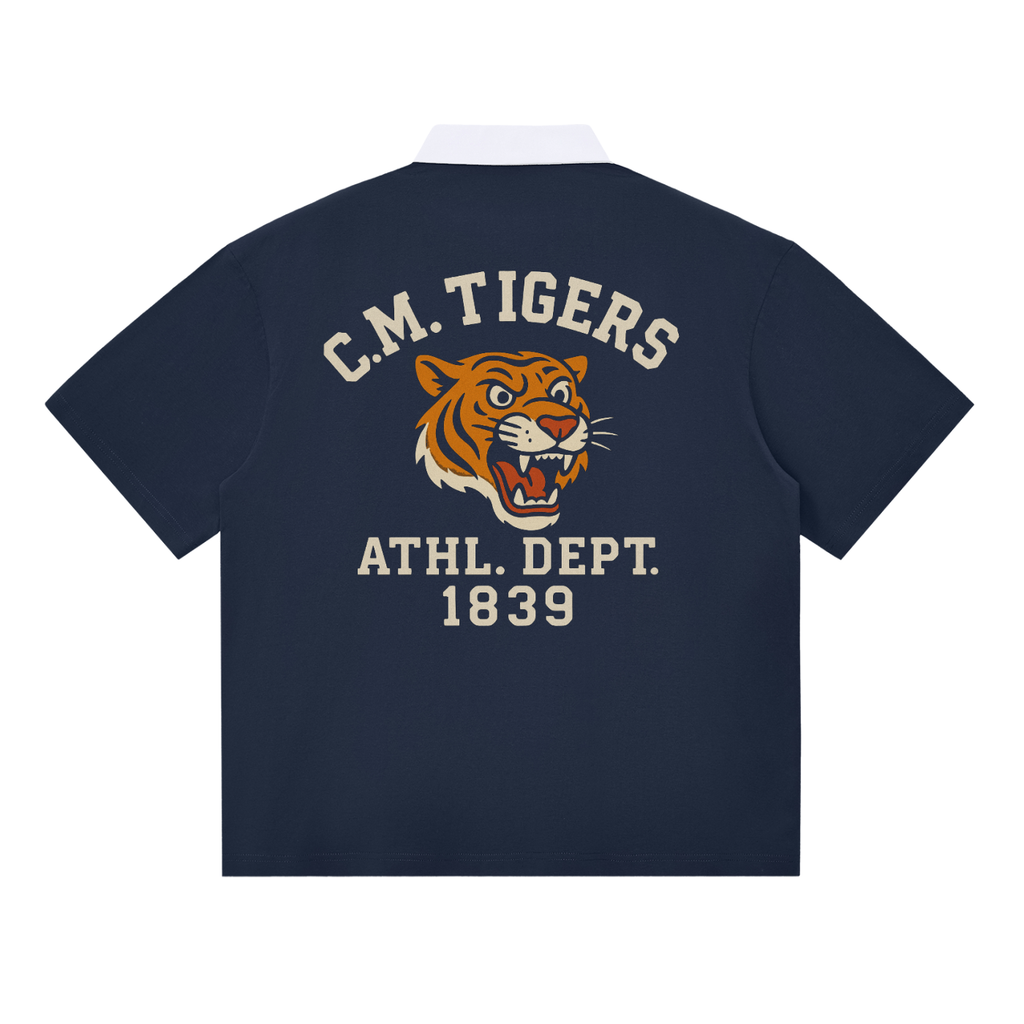 Rowing C.M. Tiger Contrast Polo Shirt