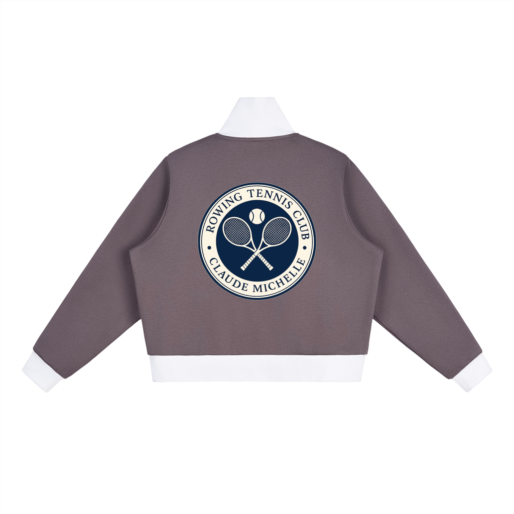 Rowing Tennis Club Cropped Track Jacket