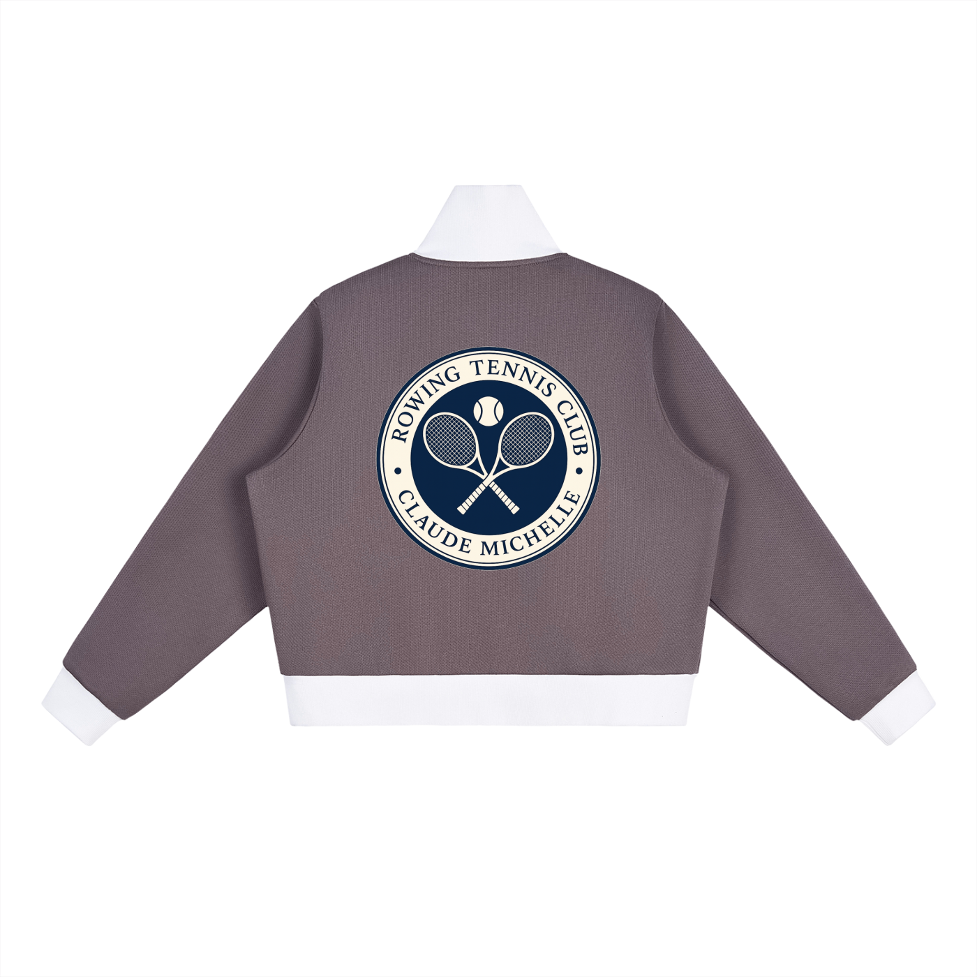 Rowing Tennis Club Cropped Track Jacket