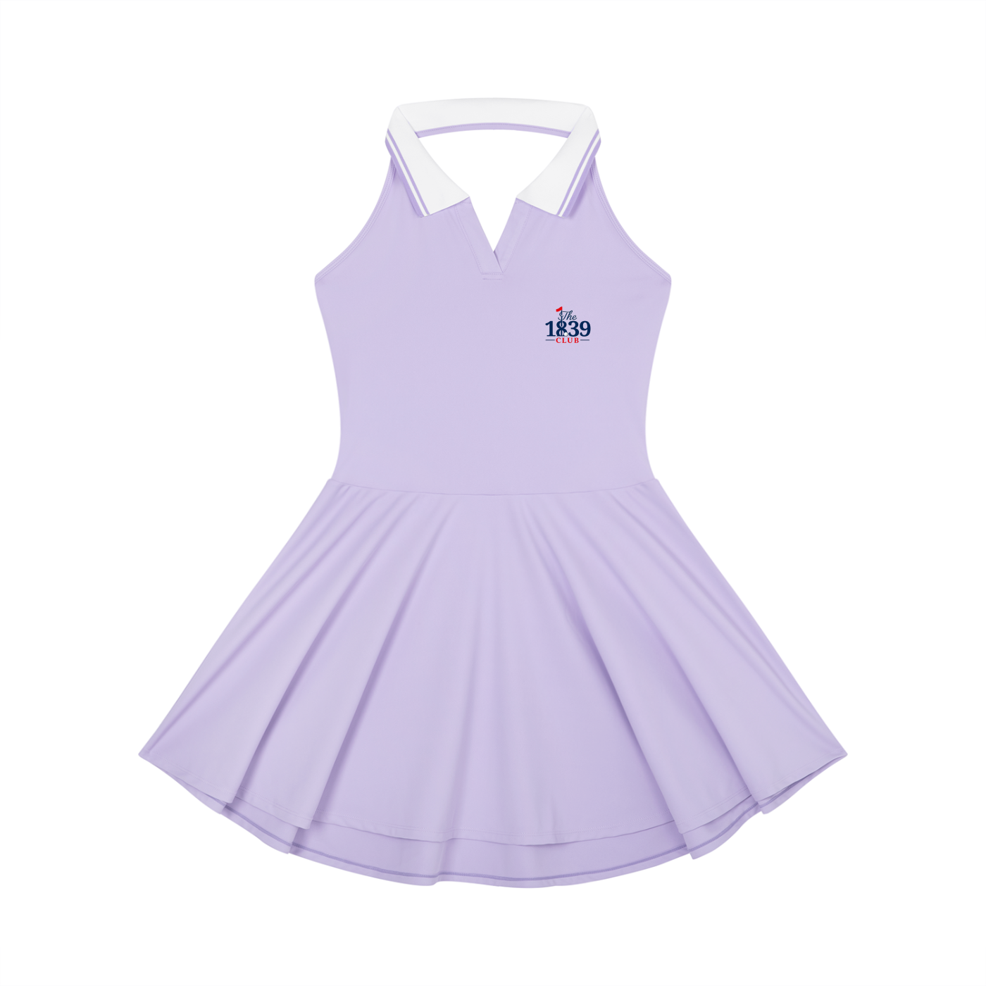 Rowing Golf Club Women's Collared Halter A-Line Golf Dress