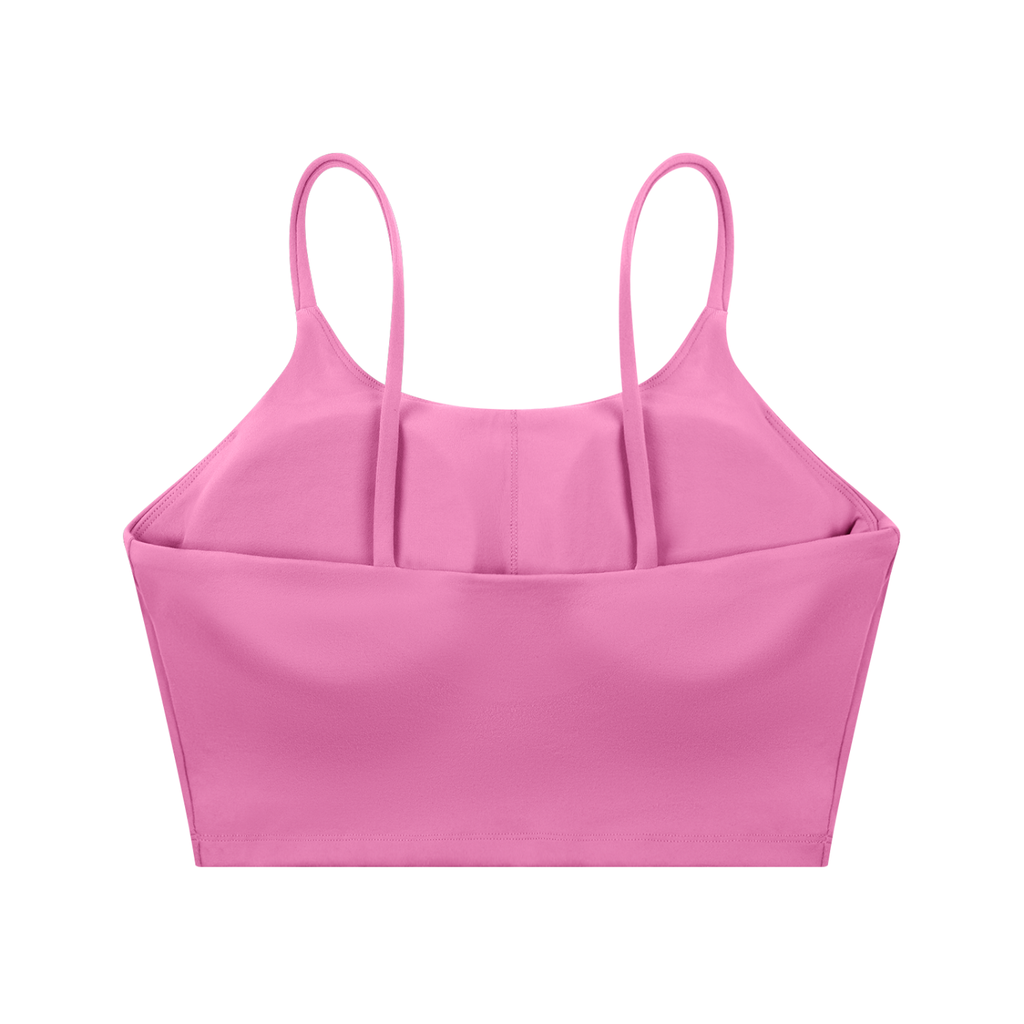 Rowing Logo Spaghetti Strap Yoga Sports Bra