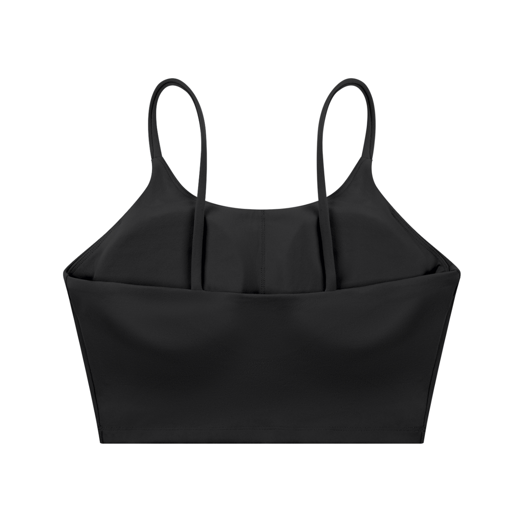 Rowing Logo Spaghetti Strap Yoga Sports Bra
