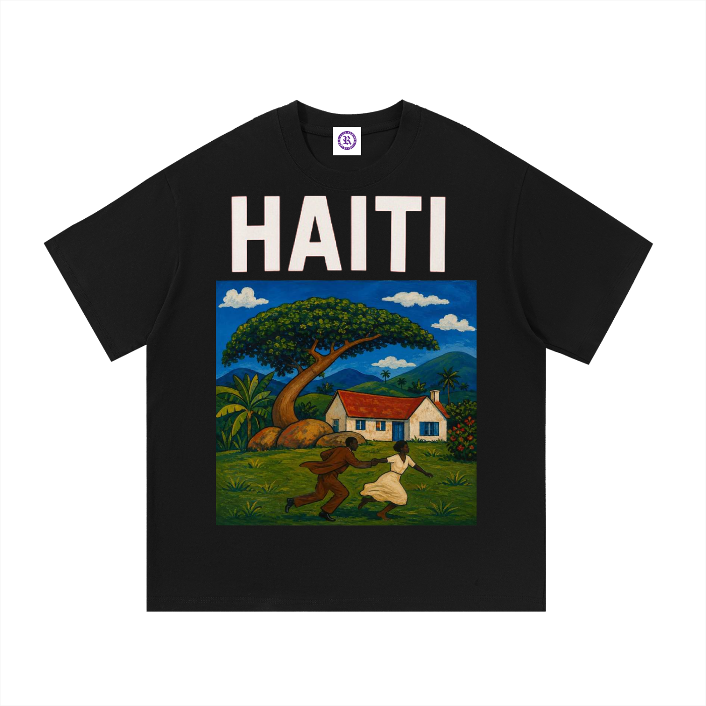 Haitian Art Gallery Cotton T-Shirt