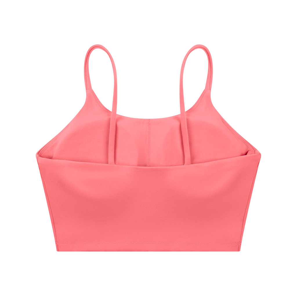 Rowing Logo Spaghetti Strap Yoga Sports Bra