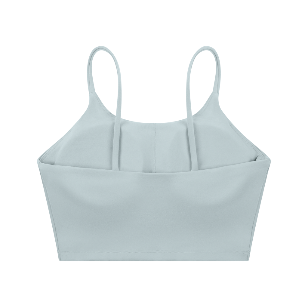 Rowing Logo Spaghetti Strap Yoga Sports Bra