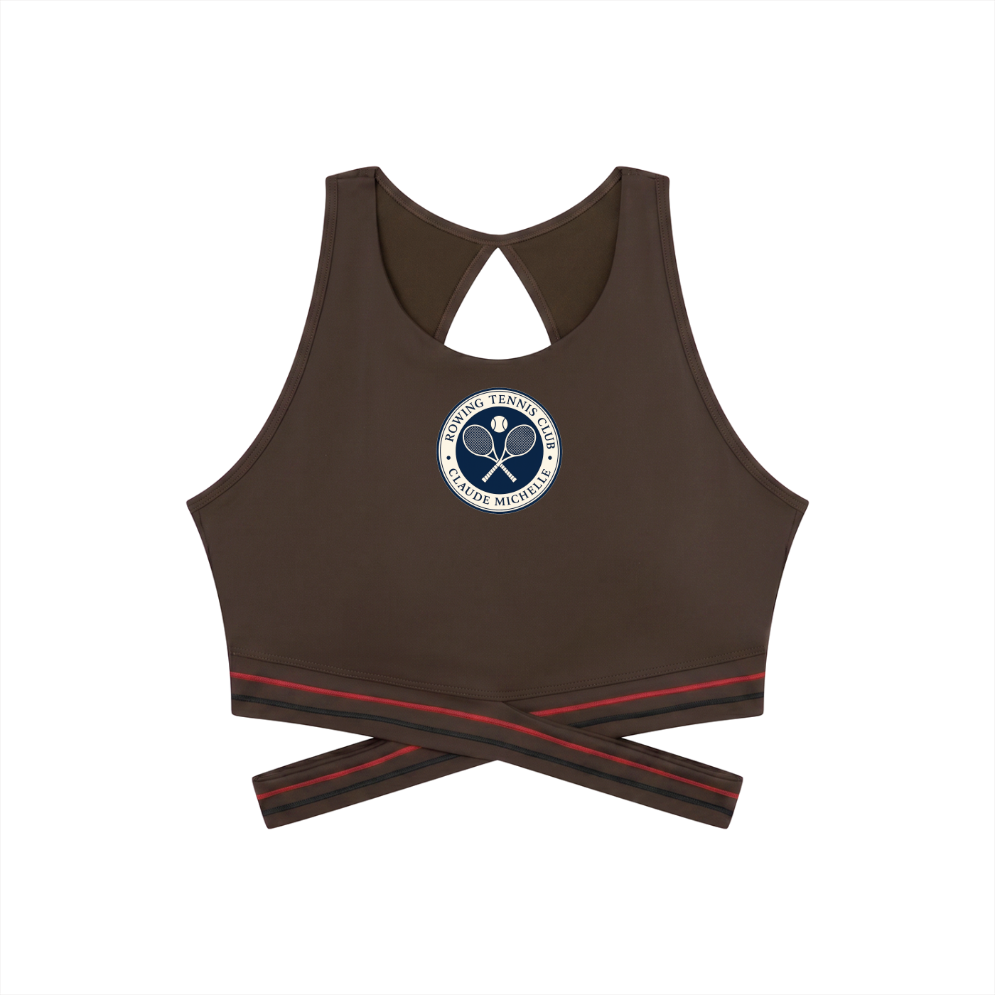Rowing Tennis Women’s Criss-Cross Band Sports Bra