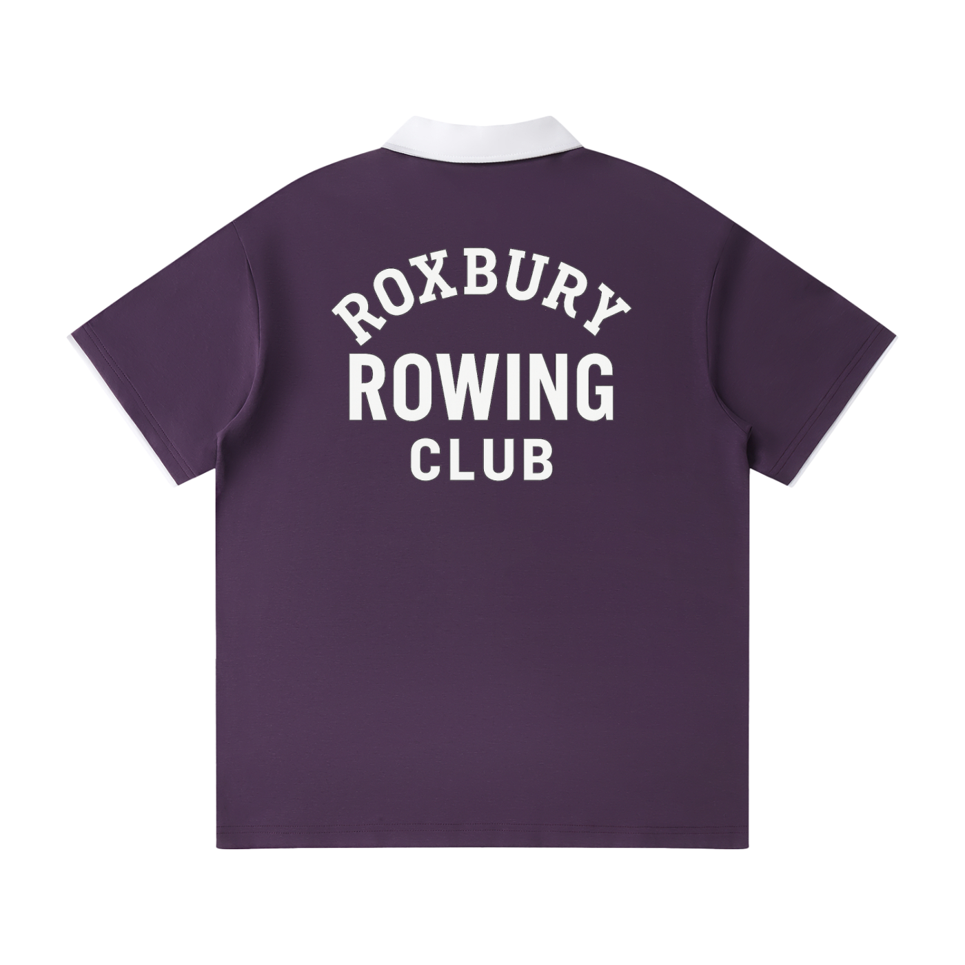 Roxbury Rowing Club Contrast Collar Raglan Polo Shirt