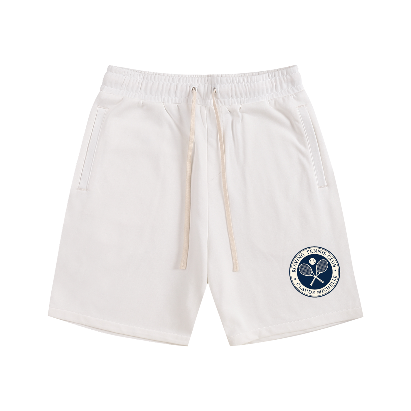 Rowing Tennis Club Logo Cotton Shorts