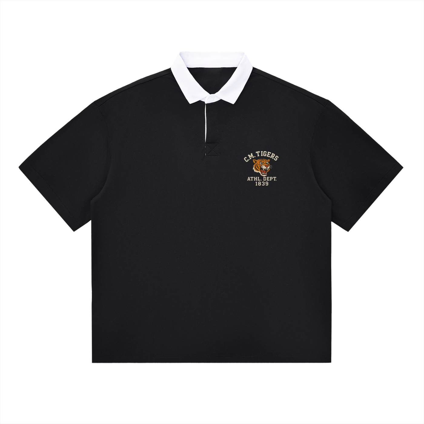 Rowing C.M. Tiger Contrast Polo Shirt