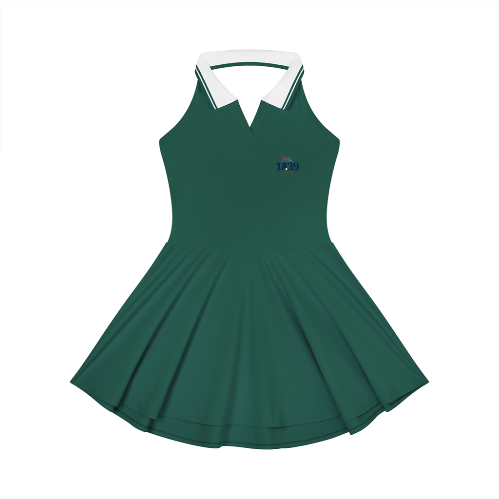 Rowing Golf Club Women's Collared Halter A-Line Golf Dress