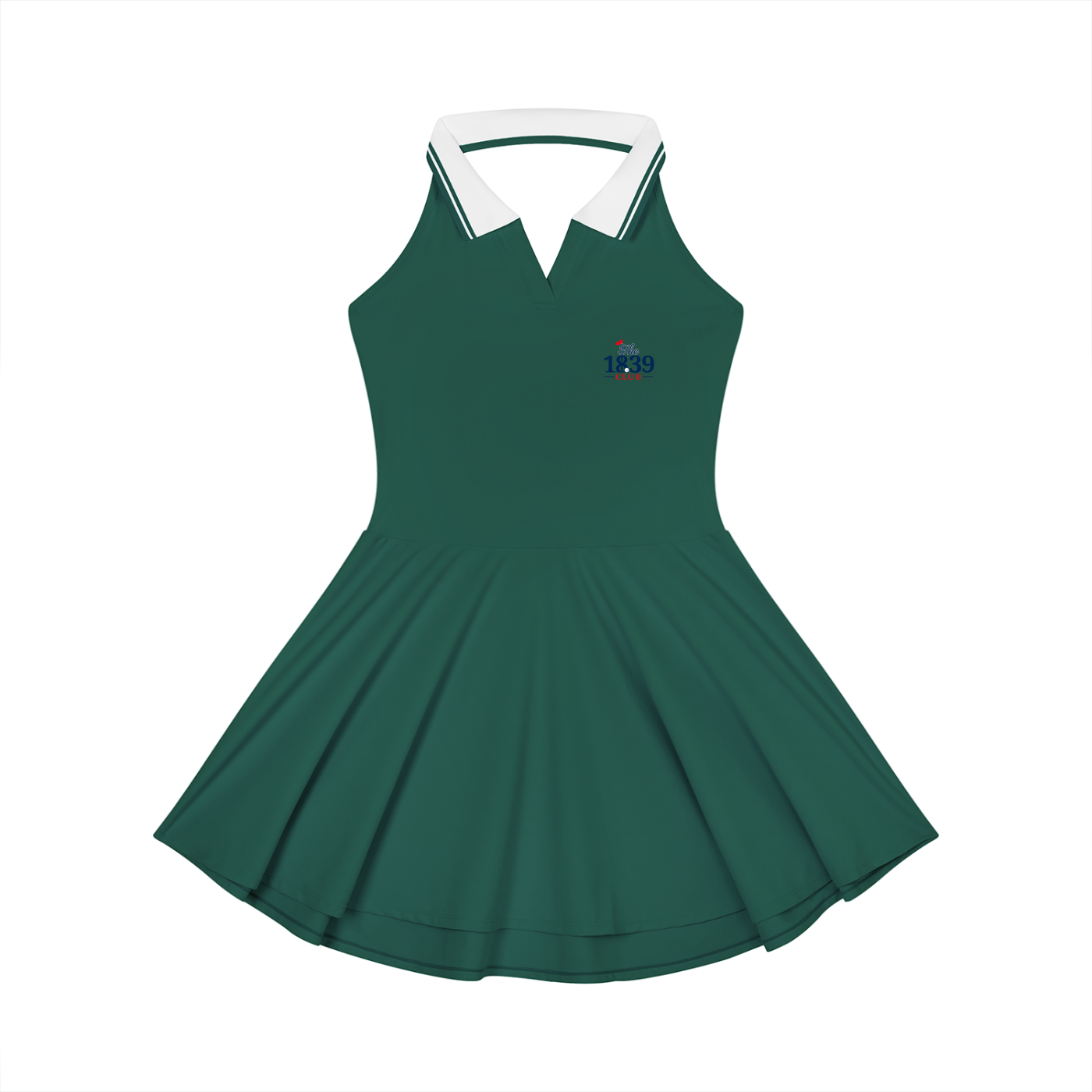 Rowing Golf Club Women's Collared Halter A-Line Golf Dress