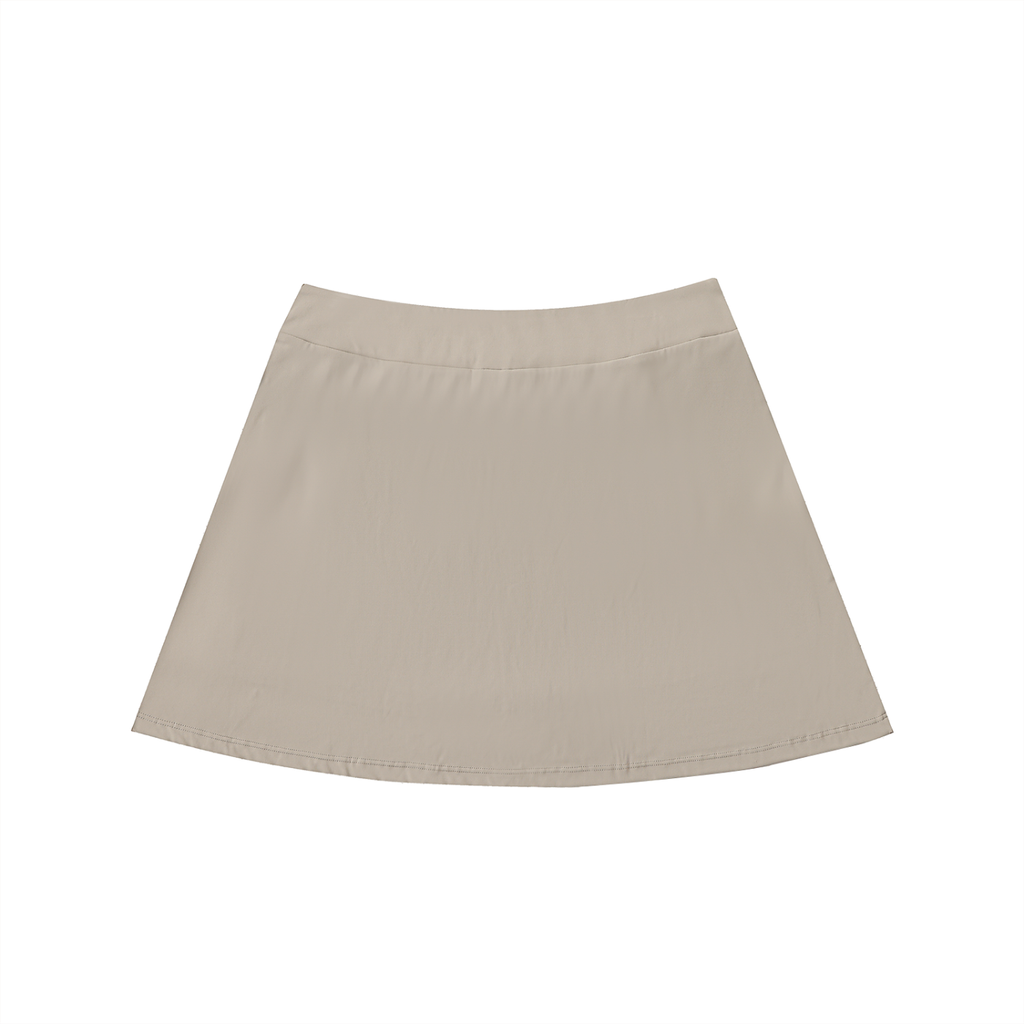 Rowing Logo High-Waist Pocketed A-Line Skirt