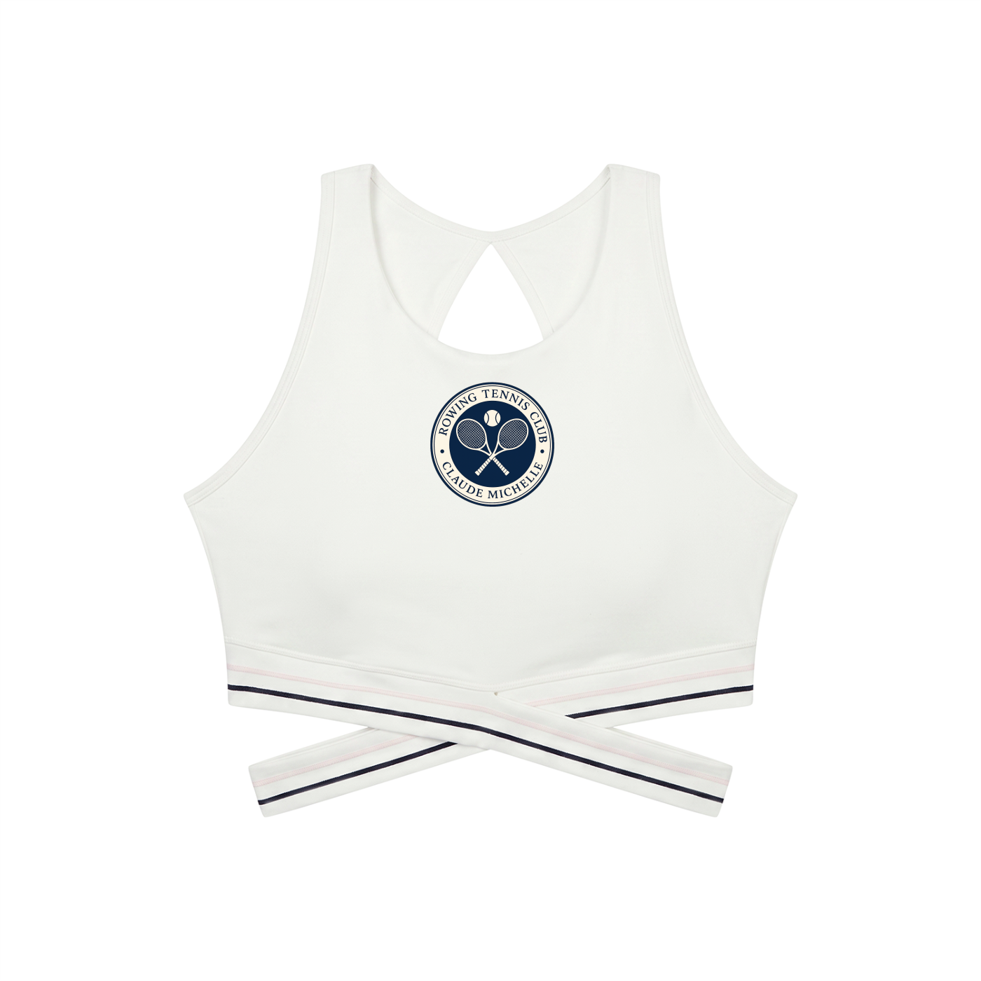 Rowing Tennis Women’s Criss-Cross Band Sports Bra