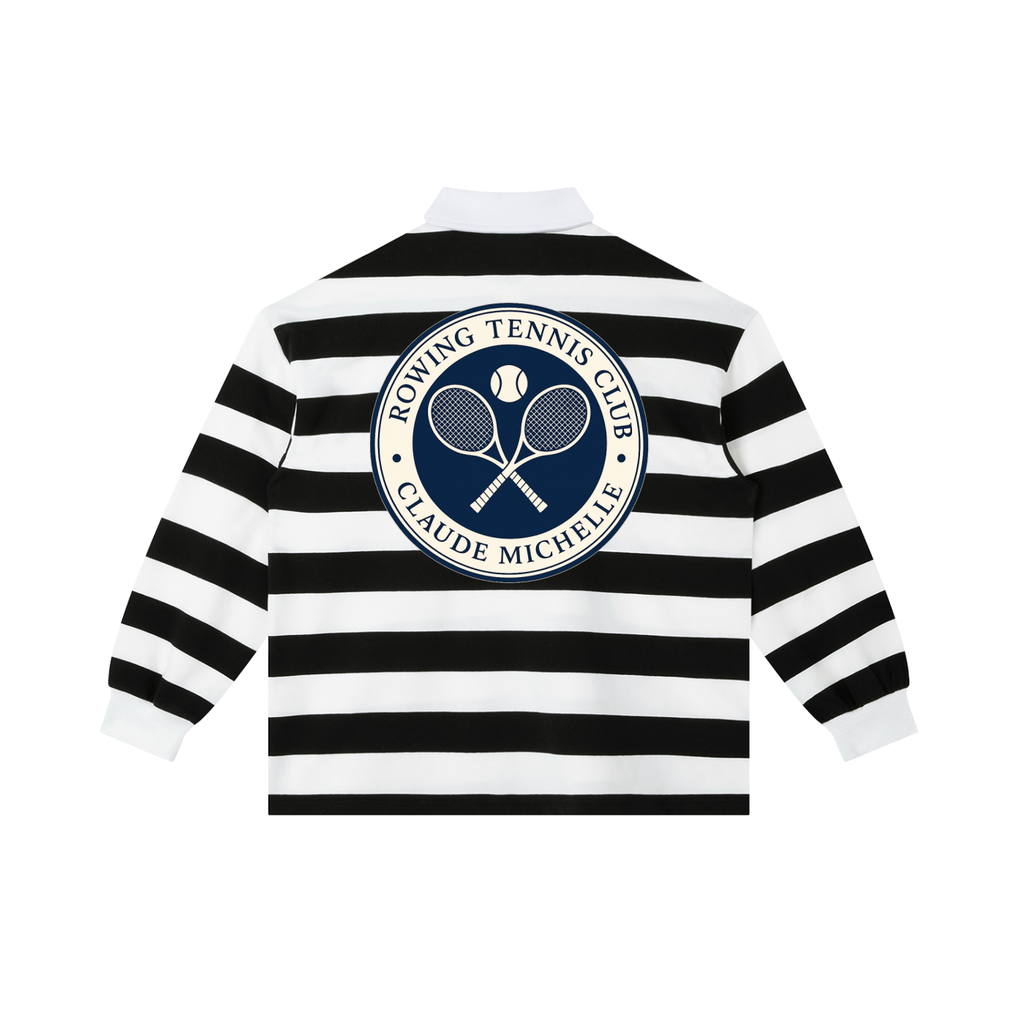 Rowing Tennis Club Stripe Polo Shirt