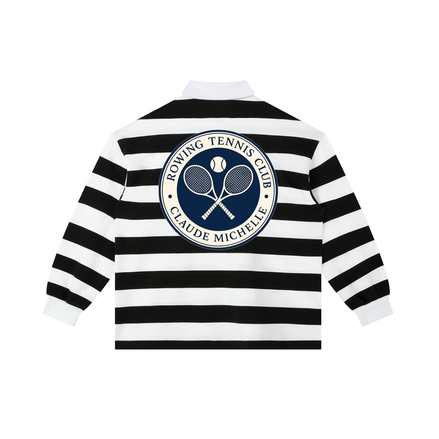 Rowing Tennis Club Stripe Polo Shirt