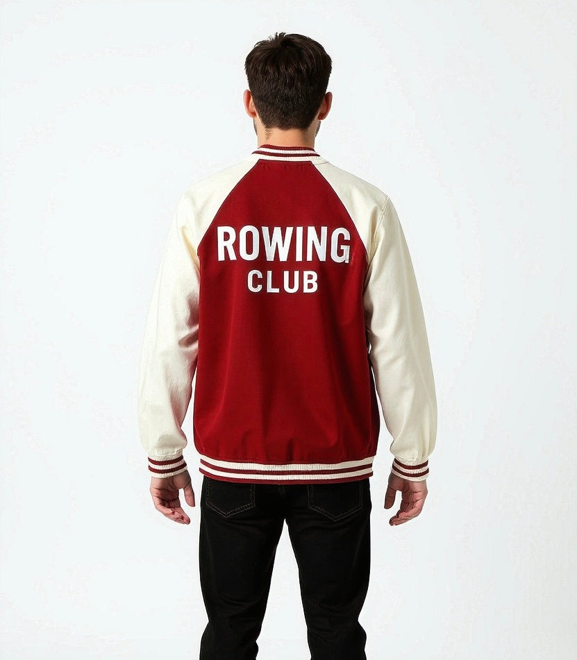 Rowing Club Varsity Jacket - Rowing by Claude Michelle 