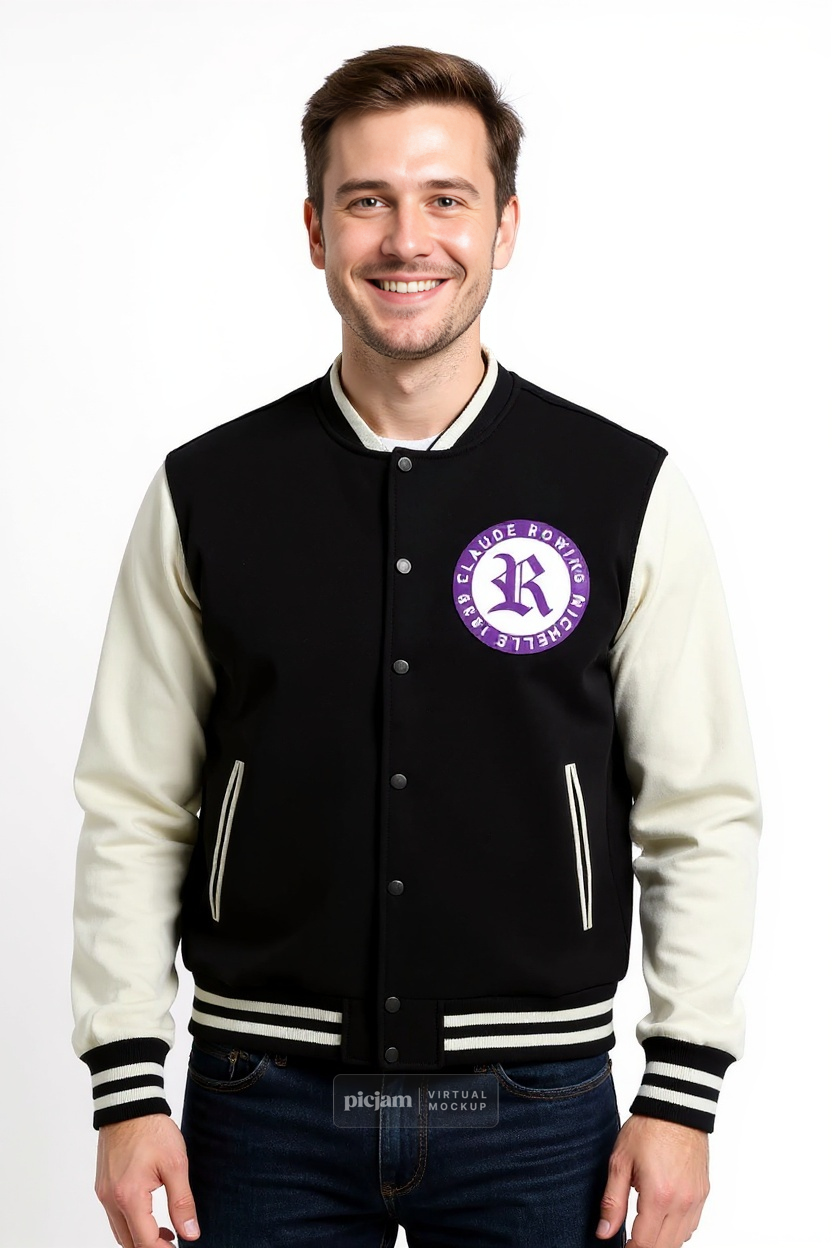 Roxbury Rowing Club Fleece Varsity - Rowing by Claude Michelle 