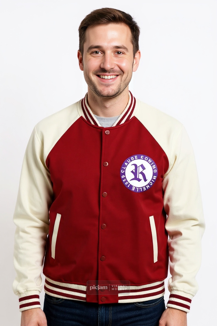 Rowing Club Varsity Jacket - Rowing by Claude Michelle 