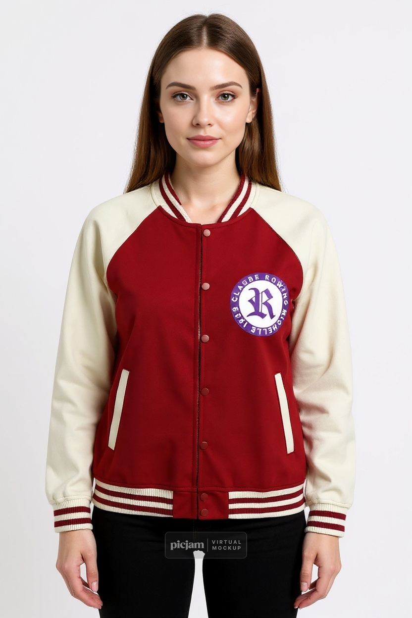 Rowing Club Varsity Jacket - Rowing by Claude Michelle 