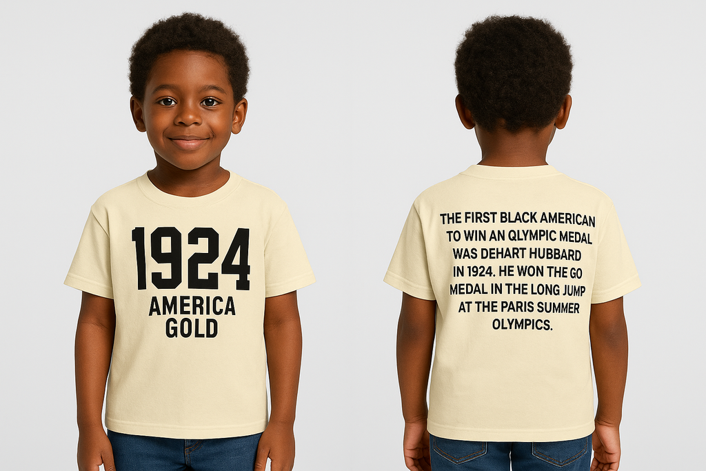 America Olympic History Kids Tee - Rowing by Claude Michelle 