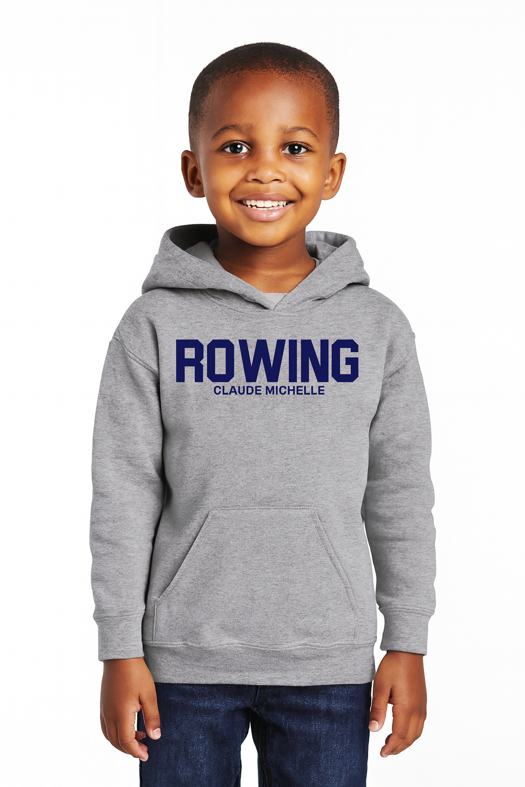 Rowing Brand Hoodie Toddler - Rowing by Claude Michelle 