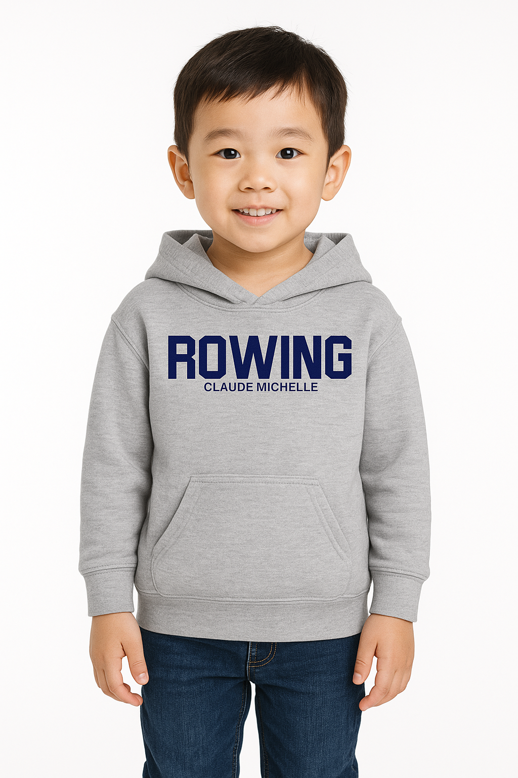 Rowing Brand Hoodie Toddler - Rowing by Claude Michelle 