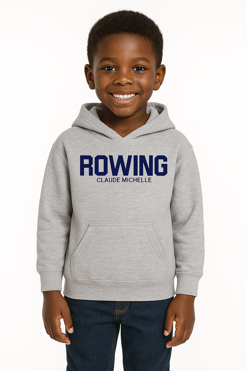 Rowing brand hoodie kid - Rowing by Claude Michelle 