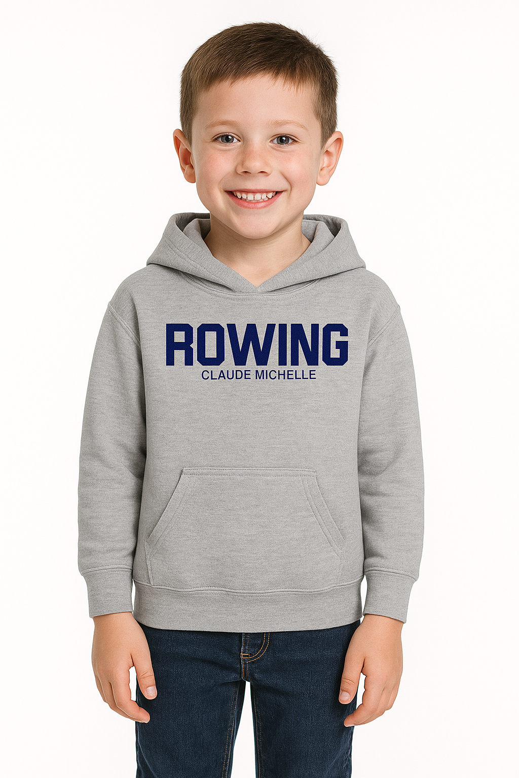 Rowing brand hoodie kid - Rowing by Claude Michelle 