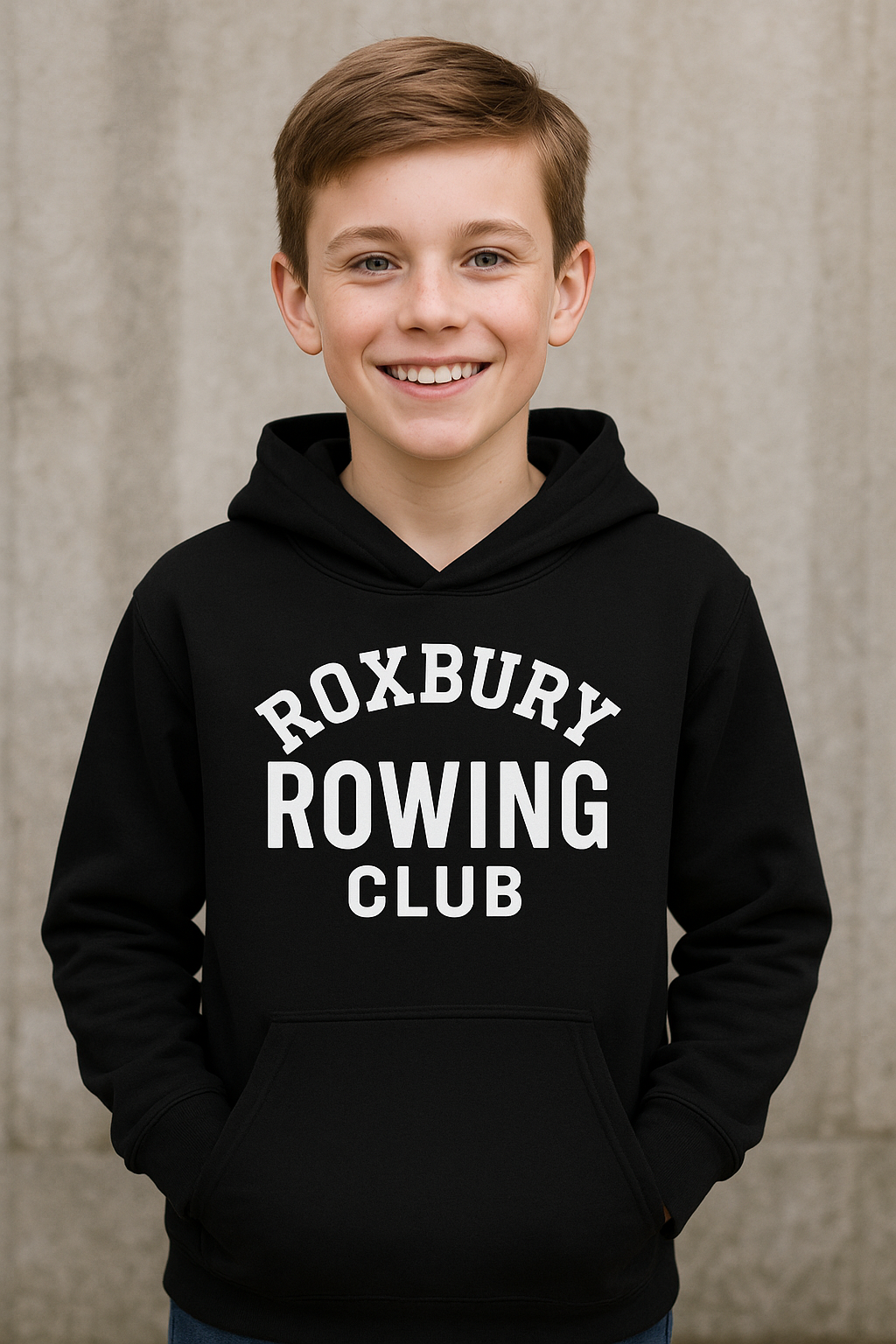 Roxbury Rowing Club Hoodie Kids - Rowing by Claude Michelle 