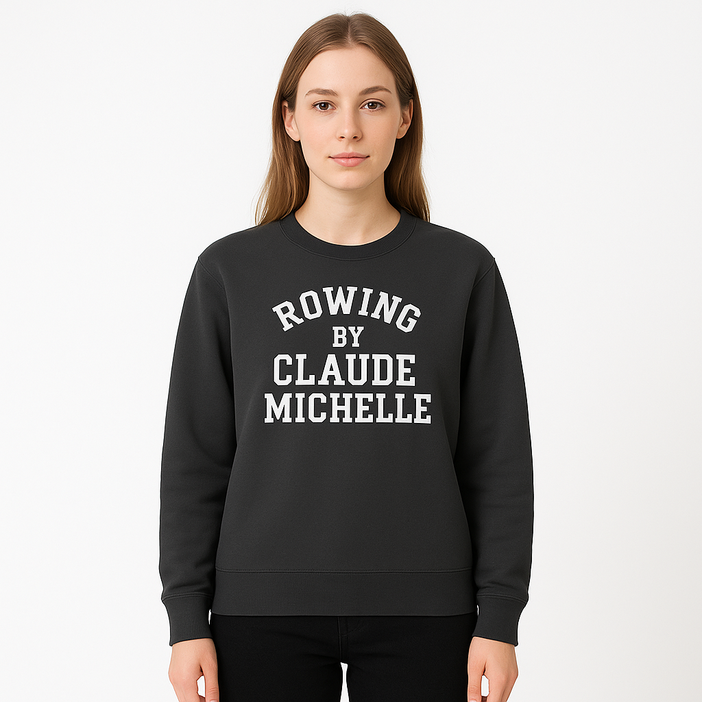 Rowing by Claude Michelle Signature Sweater | Unisex Oversized Cotton Streetwear - Rowing by Claude Michelle 