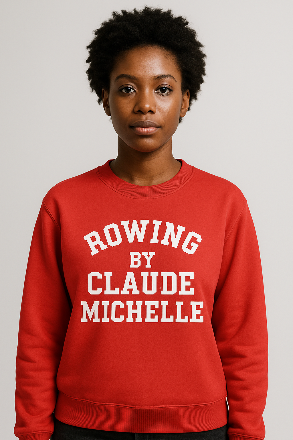 Rowing by Claude Michelle Signature Sweater | Unisex Oversized Cotton Streetwear - Rowing by Claude Michelle 