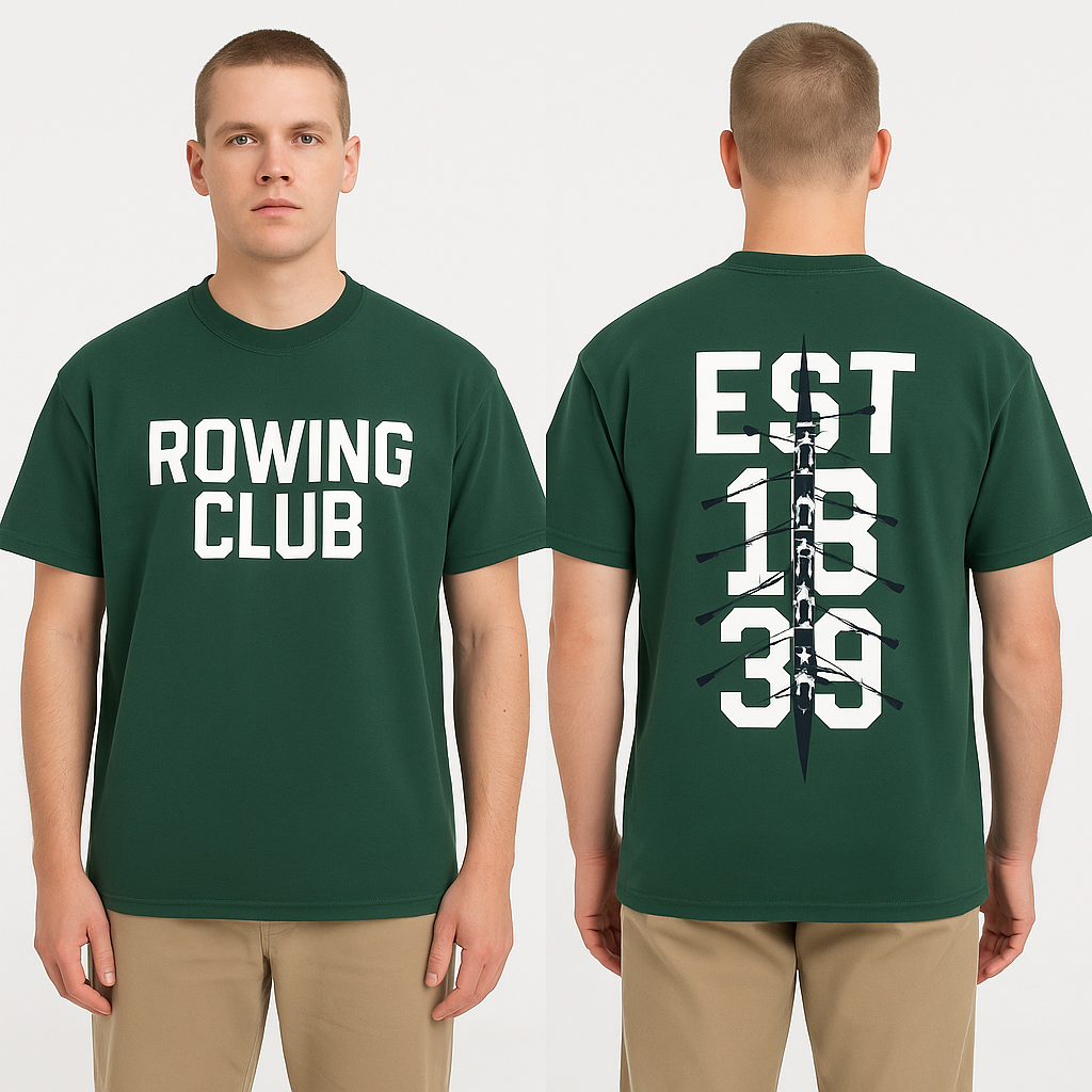 Rowing Club Tee - Rowing by Claude Michelle 