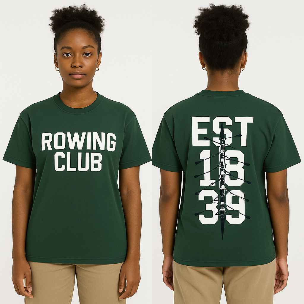 Rowing Club Tee - Rowing by Claude Michelle 