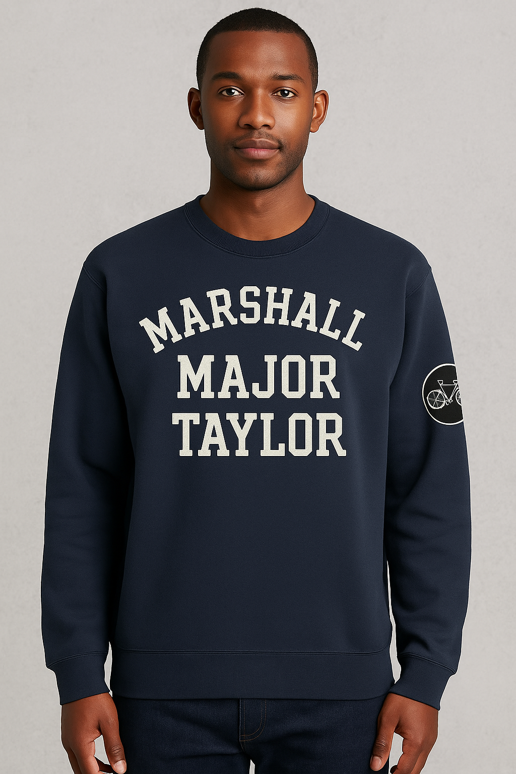 MARSHALL MAJOR TAYLOR Tribute Crewneck - Rowing by Claude Michelle 