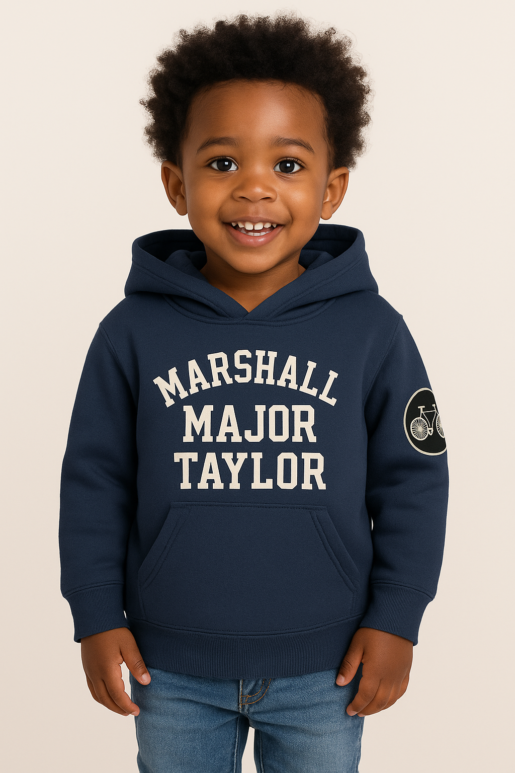 Marshall Major Taylor Toddler Hoodie - Rowing by Claude Michelle 