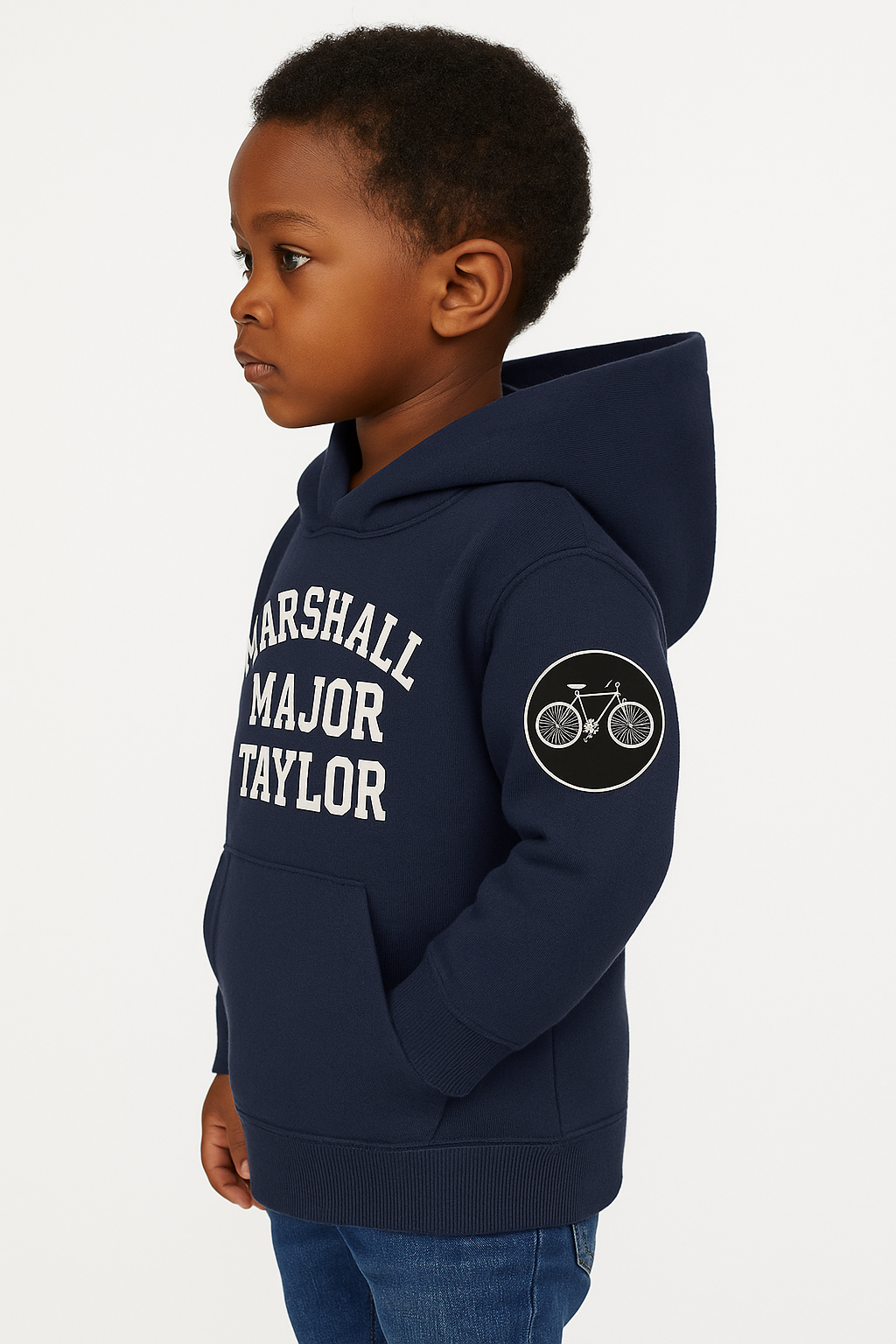 Marshall Major Taylor Toddler Hoodie - Rowing by Claude Michelle 
