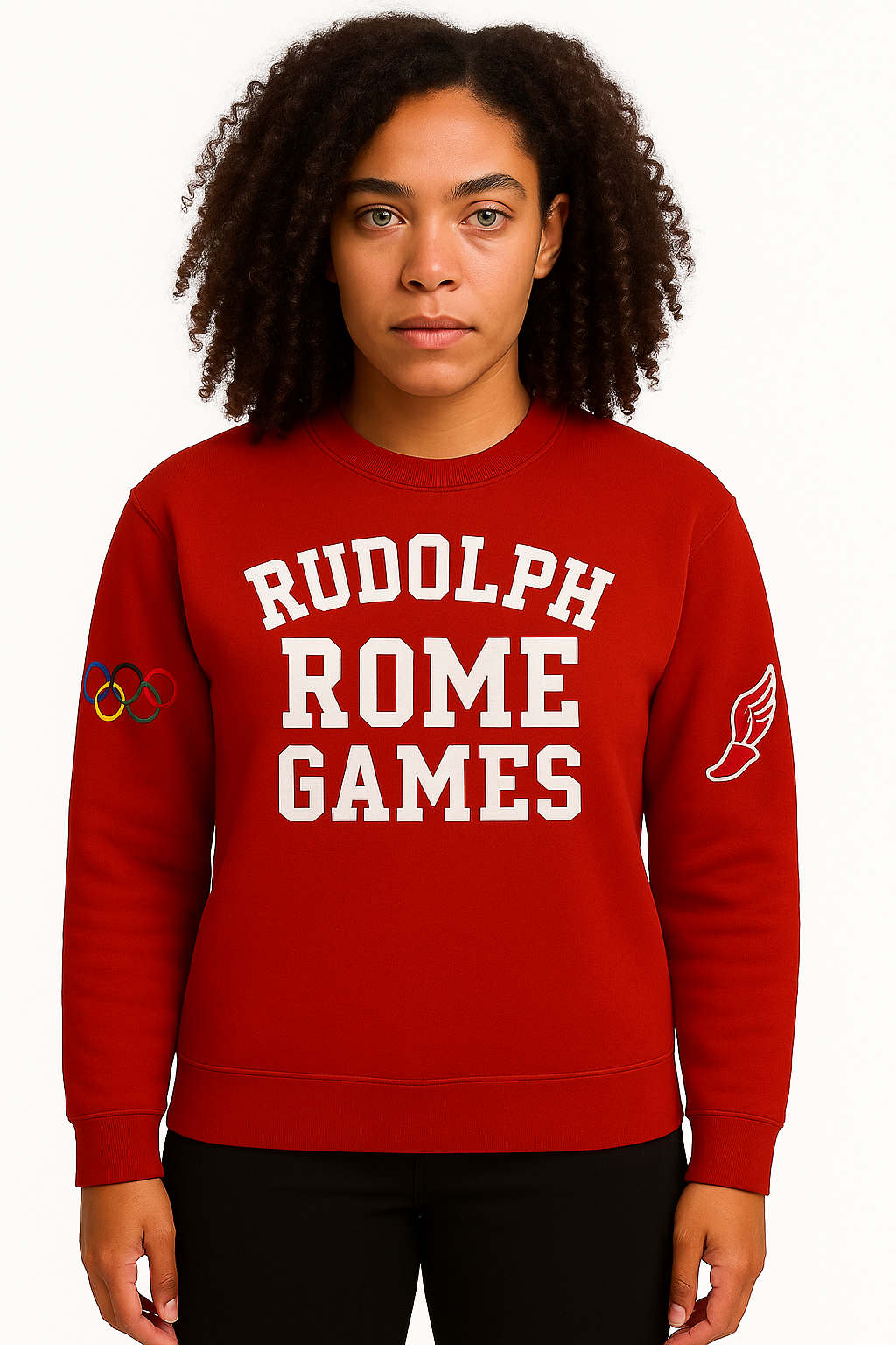 Rudolph Rome Games Tribute Crewneck