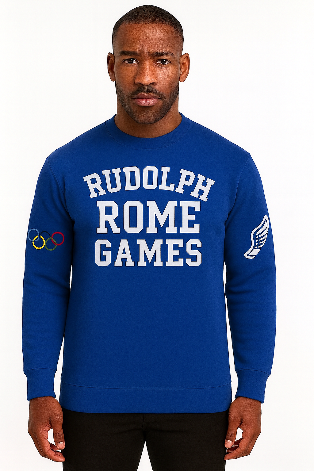 Rudolph Rome Games Tribute Crewneck