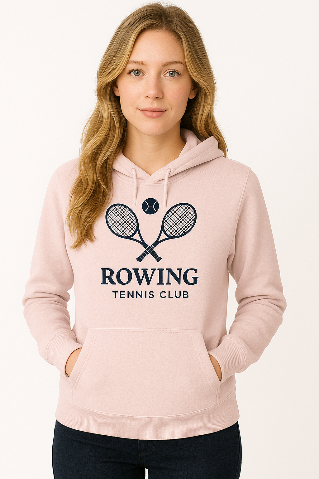 Rowing Tennis Club Classic Unisex Cotton Hoodie 2