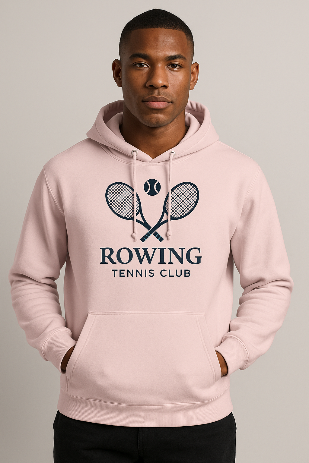 Rowing Tennis Club Classic Unisex Cotton Hoodie 2